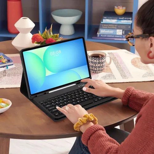 Etui na Galaxy Tab S10 FE+ Plus 13.1 X620/X626B TECH-PROTECT SC Pen + Keyboard Czarny Klawiatura