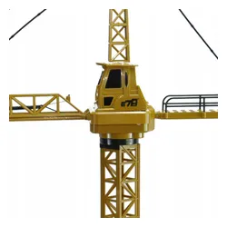 Dźwig Zdalnie Sterowany dla Dzieci Żuraw Budowlany 128cm Obrotowy + Kask Matadi
