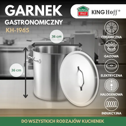 Garnek KINGHOFF KH-1965 36L