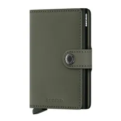 Miniwallet Secrid'in küçük Cüzdanı-matte green / black