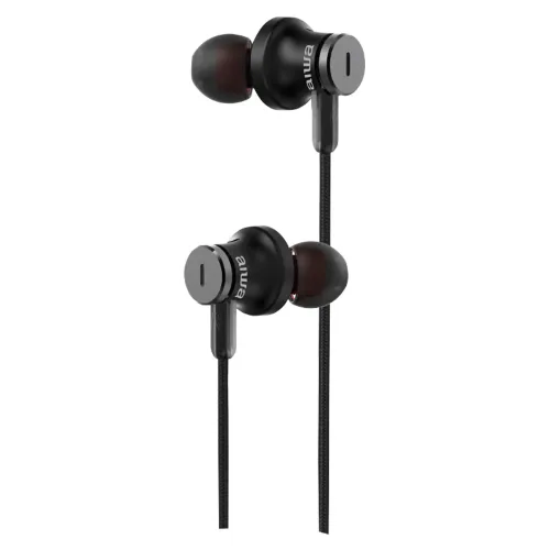 Słuchawki bezprzewodowe Aiwa ESTBTN-880 Dokanałowe Bluetooth 5.0 Czarny