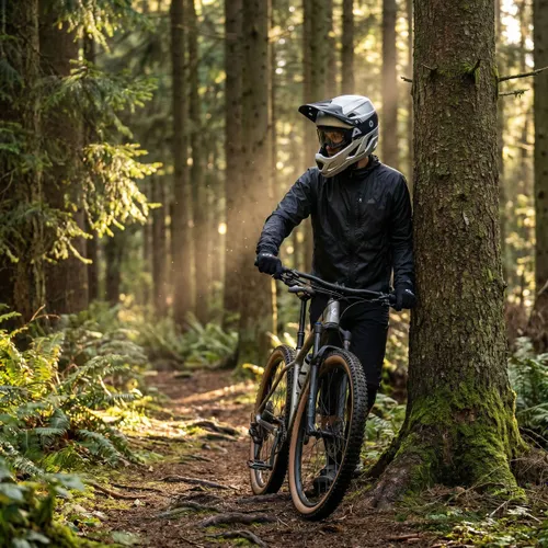 Kask rowerowy ATTABO State 1.0 full face srebrny