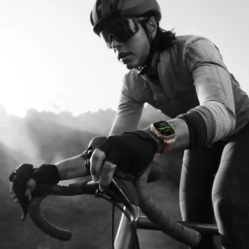 Apple Watch Ultra 2 GPS + Cellular 49mm koperta tytanowa + opaska Ocean (biały) (CPO)