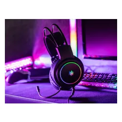Słuchawki przewodowe z mikrofonem Tracer Gamezone GZ X1 Nauszne Czarny