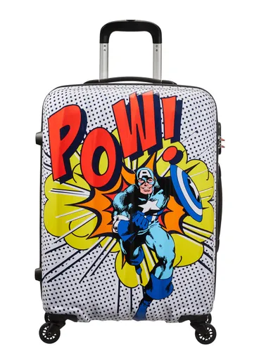 Walizka średnia American Tourister Marvel Legends - Captain America pop art