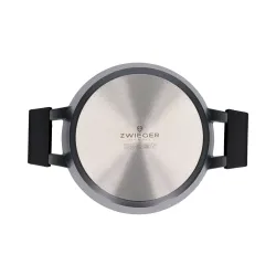 ZWIEGER Black Stone 3,5 l - garnek aluminiowy z pokrywką