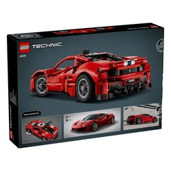LEGO TECHNIC 42235 Samochód Ferrari 488 Pista, zestaw klocków 9+