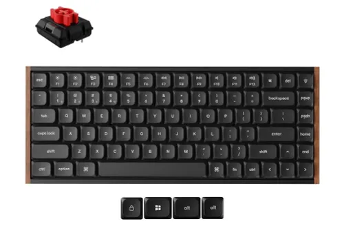 Klawiatura gamingowa Keychron K3U-H1 75% Milk POM Red Switch 8K