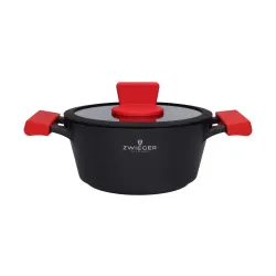 Zestaw garnków Zwieger Obsidian ZW-GO-0930 Indukcja aluminium 6 elementów