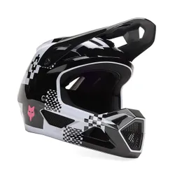 Kask rowerowy Fox Racing Rampage Digi Image CE/CPSC black/white