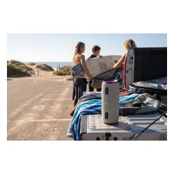 Głośnik mobilny XMUSIC BTS860 Bluetooth, Moc 40W, IP66, Akumulator 5000 mAh,  Radio FM, Szary