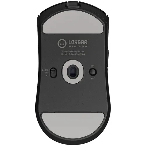 Myszka gamingowa LORGAR MSE90W bezprzewodowa 26000 dpi optyczna czarna