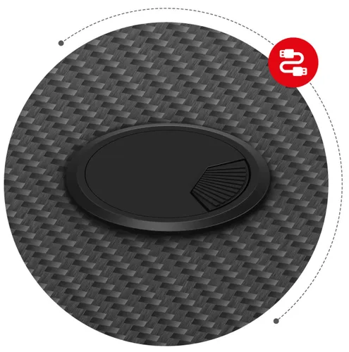 Biurko gamingowe HUZARO Hero 3.3 RGB Czarny