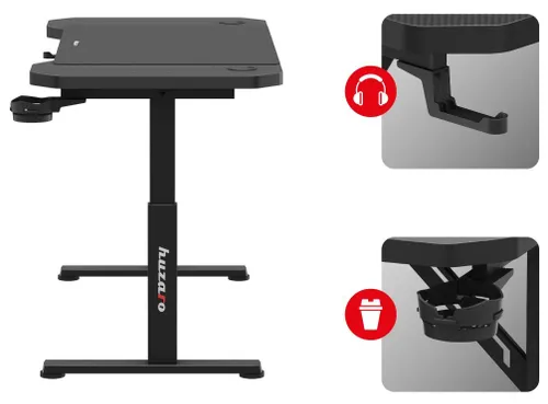 Biurko gamingowe HUZARO Hero 2.6 Czarny