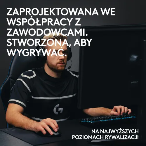 Klawiatura mechaniczna Logitech G Pro X TKL Lightspeed Tactile - GX Brown - różowy