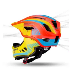 Kask rowerowy dziecięcy, Szczękowy, na rower, hulajnogę, ROCKBROS, M