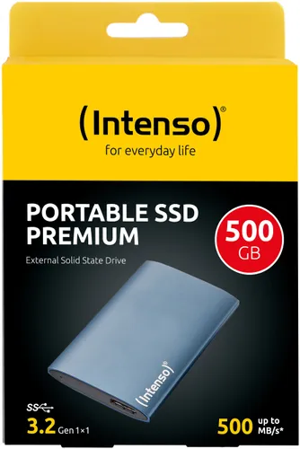 Dysk INTENSO Premium 500GB SSD Niebieski