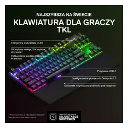 Klawiatura mechaniczna SteelSeries Apex Pro TKL 2023 US Czarny