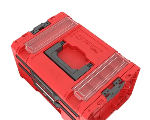 Skrzynka narzędziowa QBRICK System Pro Drawer 2 Toolbox 2.0 Profi Expert Red Ultra HD Custom