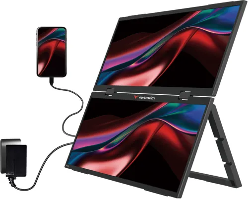 Monitor VERBATIM Dual Monitor Essentials 15.6" 1920x1080px IPS