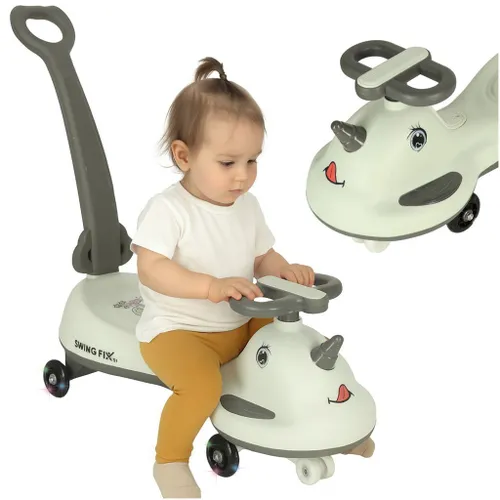 Jeździk Grawitacyjny Swing Fix S1 Koła LED Dla Dzieci Z Raczką Max 65Kg