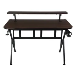 Biurko gamingowe COBRA CRF4012 RGB Brązowy