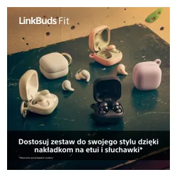 Słuchawki dokanałowe SONY LinkBuds WF-LS910 Różowy