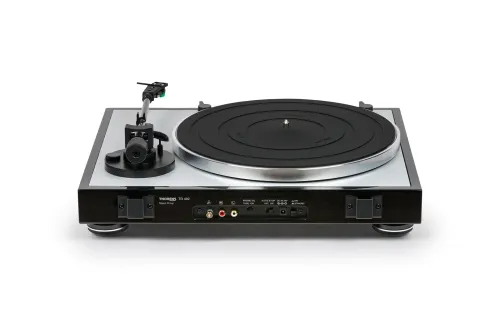 Gramofon Thorens TD 402 DD Półautomatyczny Napęd bezpośredni Przedwzmacniacz Czarny błyszczący