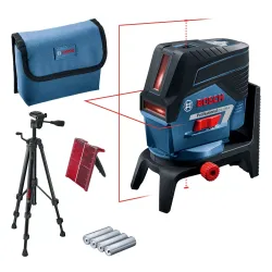 Laser krzyżowy Bosch GCL 2-50 C Professional (+ uchwyt RM 2 + statyw BT 150)