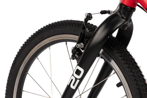 Rower dziecięcy KARBON Superlight 20 cali dla chłopca Czerwony