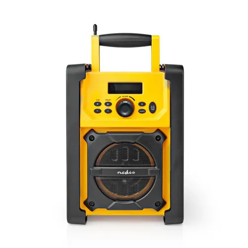 Radioodbiornik Nedis RDFM3100YW Radio FM Bluetooth Warsztatowe Żółto-czarny