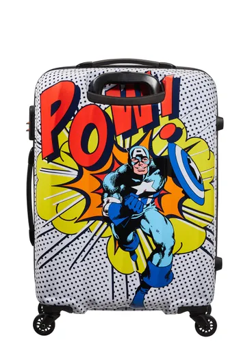 Walizka średnia American Tourister Marvel Legends - Captain America pop art