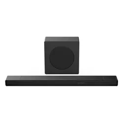 Soundbar HISENSE AX3120Q Czarny 3.1.2-kanałowy, Bezprzewodowy Subwoofer, HDMI eARC, BT, Dolby Atmos, DTS:X, Tryb AI EQ