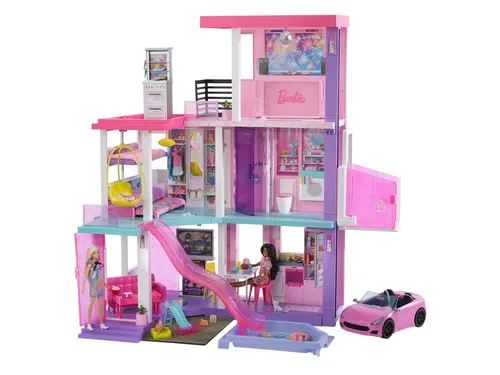 Barbie DreamHouse ® Deluxe yazlık 60 yıldönümü + 2 bebek