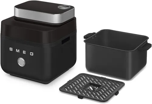 Air Fryer Frytkownica beztłuszczowa SMEG AFC01BLMEU 7l z okienkiem do obserwacji postępów gotowania