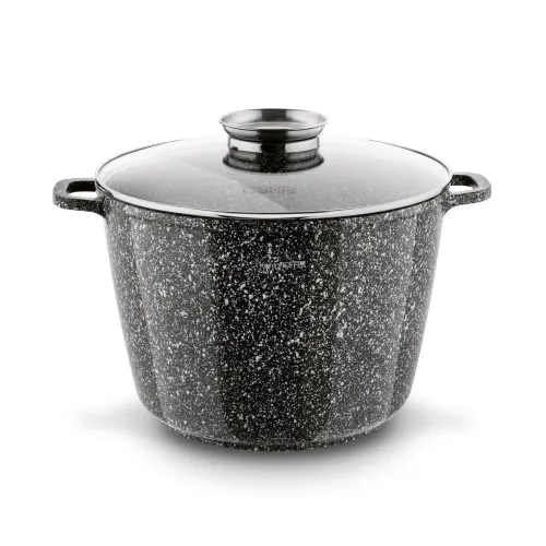 Garnek ceramiczny wysoki Konighoffer Kingstone 14 l okrągły z aromatyzerem