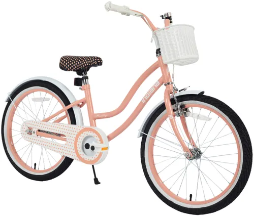 Rower dziecięcy INDIANA Pretty 20 cali dziewczynki Brzoskwiniowy
