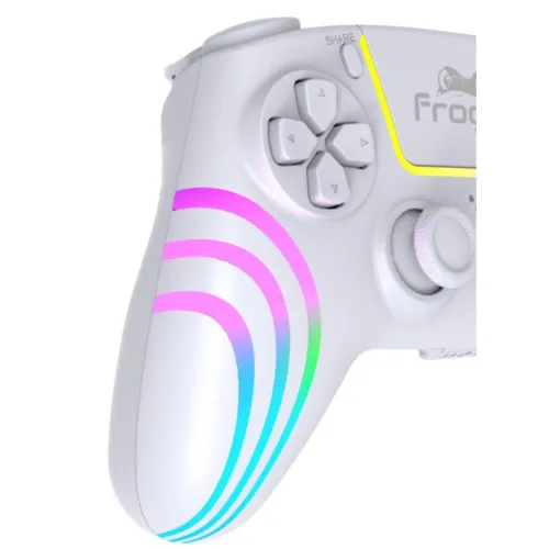 Pad FroggieX FX-P5-GP2-W do PS5 Bezprzewodowy Biały