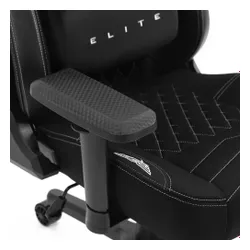 Fotel GAMVIS Elite 2.0 XL Basic Czarny (białe elementy)