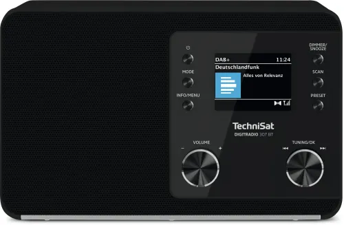 Radioodbiornik TechniSat DigitRadio 307 BT Radio FM DAB+ Bluetooth Czarny