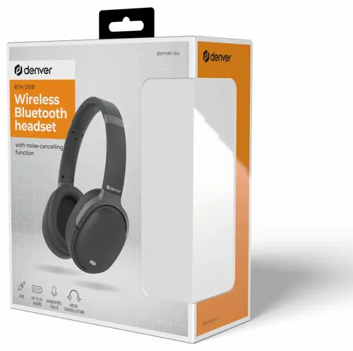 Słuchawki nauszne DENVER BTN-210 ANC Czarny