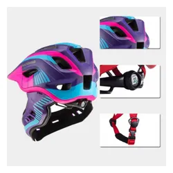 Kask rowerowy dziecięcy, Szczękowy, na rower, hulajnogę, ROCKBROS, S
