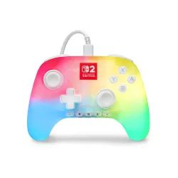 Pad PowerA Advantage Wired Controller Lumectra White do Nintendo Switch 2 Przewodowy