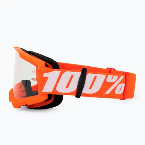 Очки для велоспорта 100% Strata 2 оранжевые/прозрачные