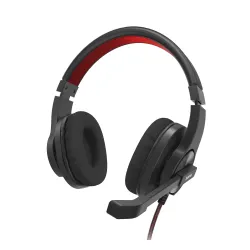 Słuchawki bezprzewodowe z mikrofonem Hama HS-USB400 Nauszne Czarny
