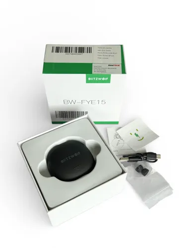 Słuchawki dokanałowe BLITZWOLF BW-FYE15 TWS Wodoodporne Czarny - outlet