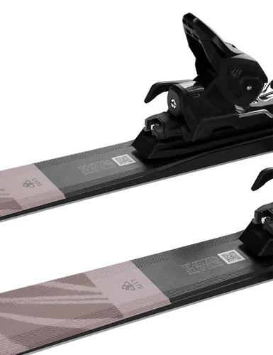 Narty slalomowe damskie SALOMON S/MAX N°8 + wiązania SALOMON M10 z GRIP WALK 2025 - Długość (cm) - 155