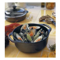 SKEPPSHULT Tradition 4 l czarny – garnek żeliwny z pokrywką