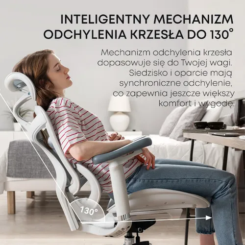 Fotel SIHOO Doro C300L Biały