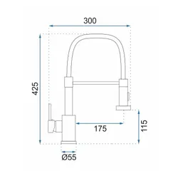 Bateria REA Colin B4821 Złoto szczotkowane